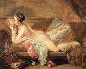 弗朗索瓦布歇 - 趴在沙发上的裸女